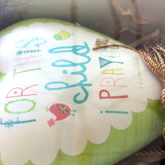 Demdaco Prayer Heart Decor Limited Edition Baby|Child Gift NWT in box - Picture 2 of 4